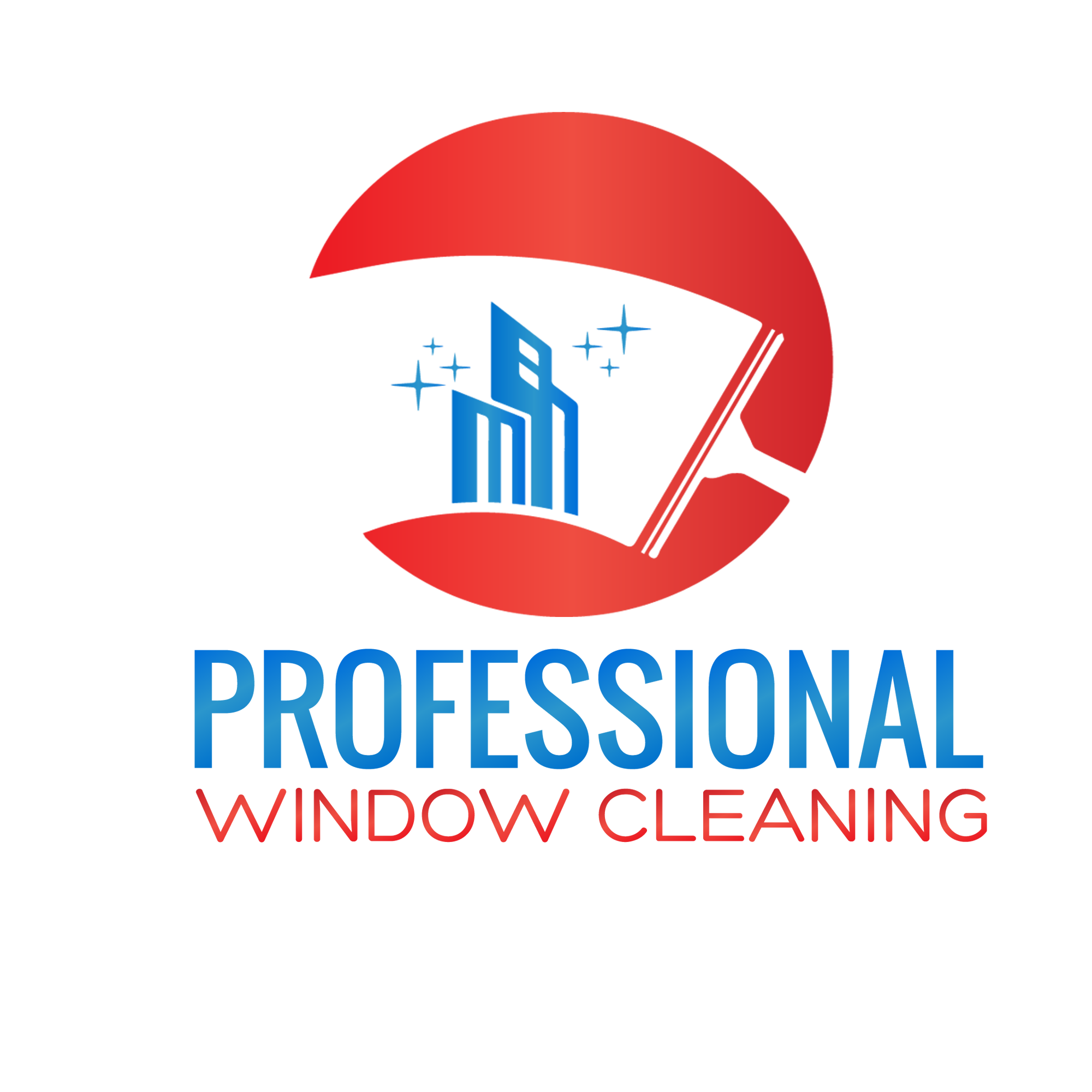 Professional Window Cleaning Logo